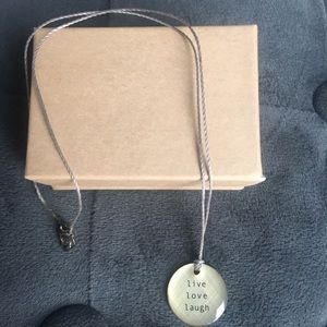 “live love laugh” Choker Necklace